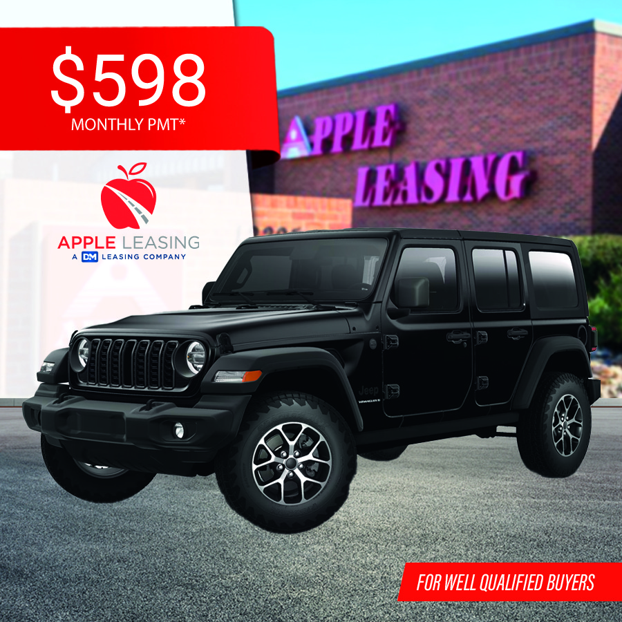 2024 Jeep Wrangler Sport S 4WD with Hard Top, 12.3” Touchscreen